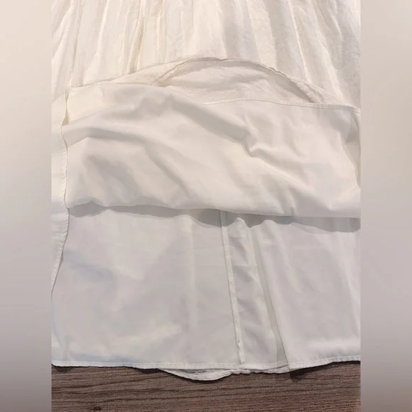 ASOS Design Broderie Crochet Bodice Maxi Bohemian Dress Size 4 - Picture 10 of 11